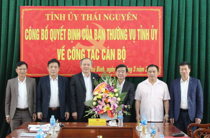 &Ocirc;ng &nbsp;Đỗ Đức C&ocirc;ng trong buổi c&ocirc;ng bố quyết định. Ảnh B&aacute;o X&acirc;y dựng