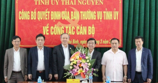 Huyện uỷ Phú Bình có tân Bí thư