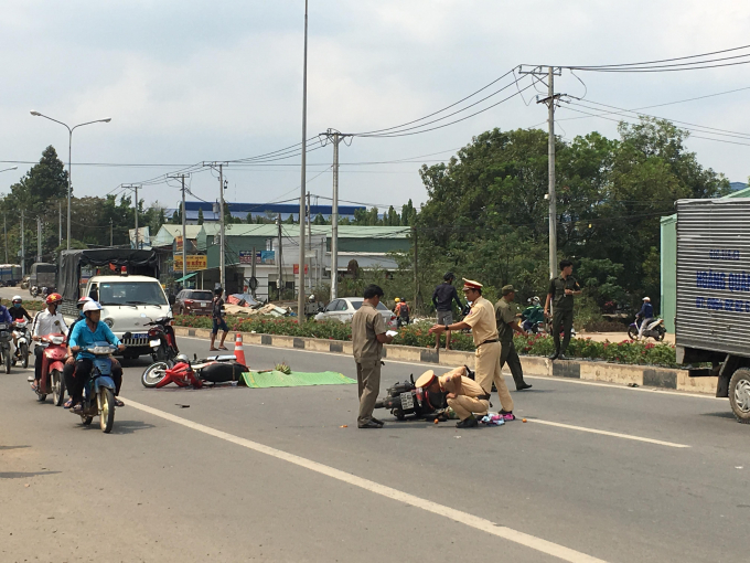 Hiện trường vụ tai nạn