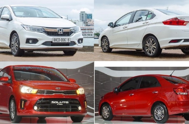 Xe tầm giá 500 triệu: Mua Honda City hay KIA Soluto chơi Tết 2020?