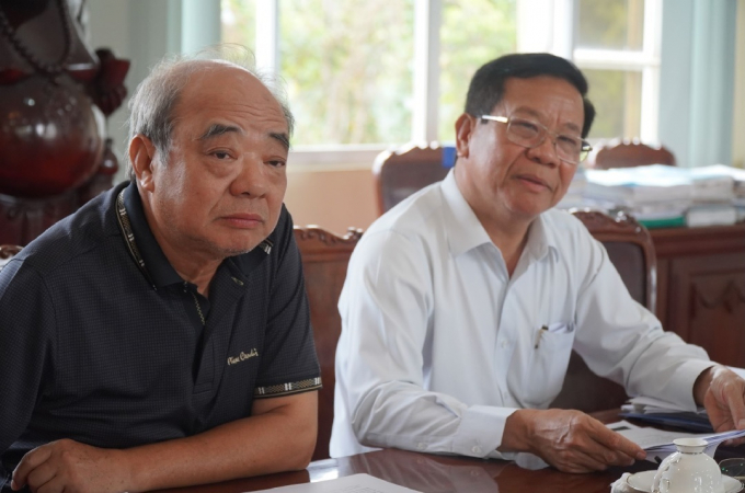 Ông Phạm Văn Hướng và ông Bùi Mạnh Lân