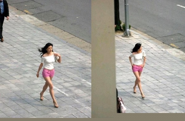 my nhan dong quang cao giua duong gay bao mang xa hoi la ai? hinh anh 2