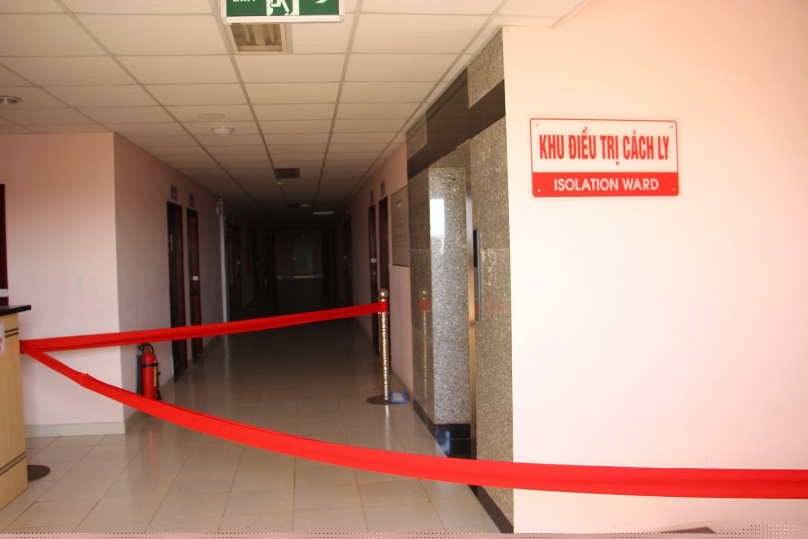 Khu cách ly tại BV Đa khoa TP Cần Thơ.