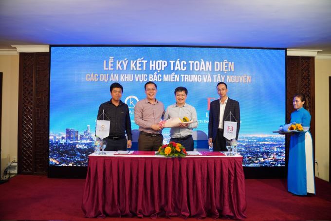 Lãnh đạo Khải Tín Group ký kết với F3