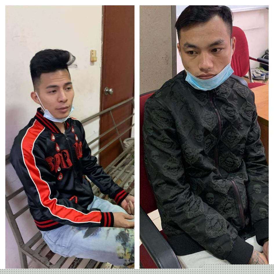 Các đối tượng bị bắt giữ về hành vi cướp tài sản.