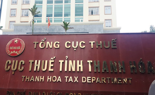 Cục thuế Thanh Hóa- nơi ông Đính làm việc.