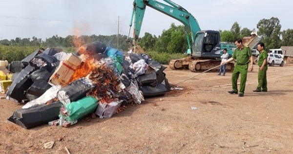 Long An quyết liệt đấu tranh phòng chống buôn lậu thuốc lá