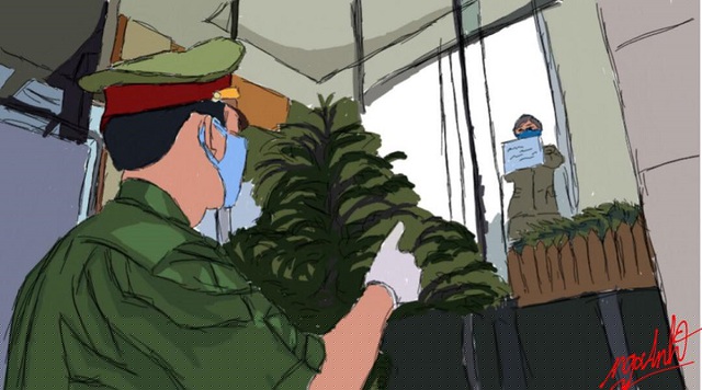 Khoảnh khắc thắm tình quân dân mùa dịch