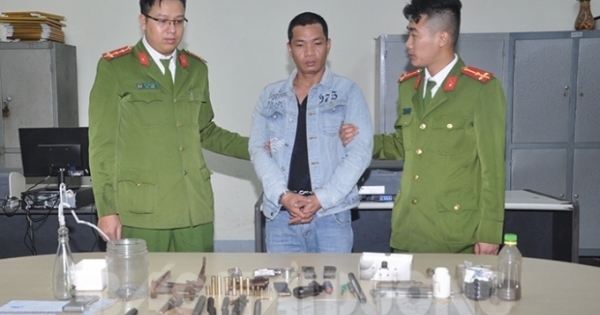 Hải Dương: Bắt đối tượng mua bán ma túy, chế tạo súng, đạn