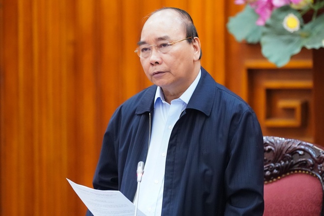 Thủ tướng nhận định công tác phòng, chống dịch Covid-19 ở nước ta đã đạt được những kết quả quan trọng. Ảnh: Quang Hiếu/VGP.