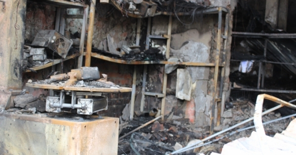 Hiện trường kinh hoàng vụ hỏa hoạn khiến 2 ông cháu tử vong tại Hà Tĩnh