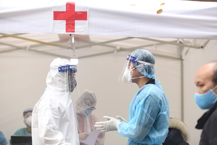 Cận cảnh trạm xét nghiệm nhanh COVID-19 cho kết quả trong 10 phút chính thức mở hoạt động ở Hà Nội ảnh 4