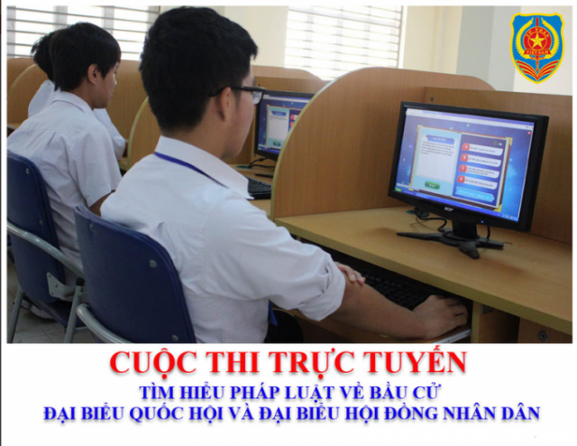 Thi trực tuyến “Tìm hiểu pháp luật về bầu cử đại biểu Quốc hội, Hội đồng nhân dân”