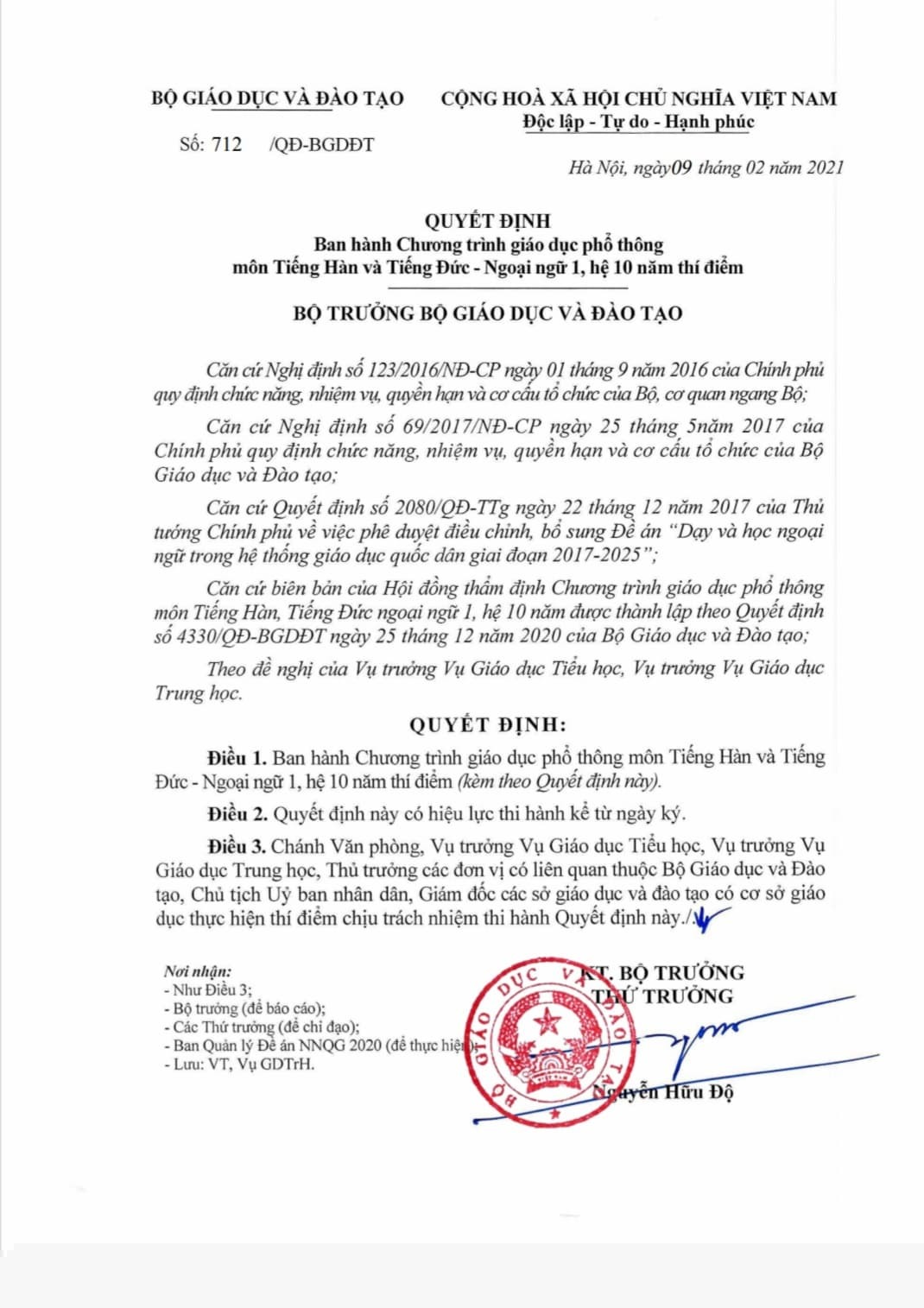 Tiếng H&agrave;n trở th&agrave;nh m&ocirc;n học 'bắt buộc' từ lớp 3 đến 12?