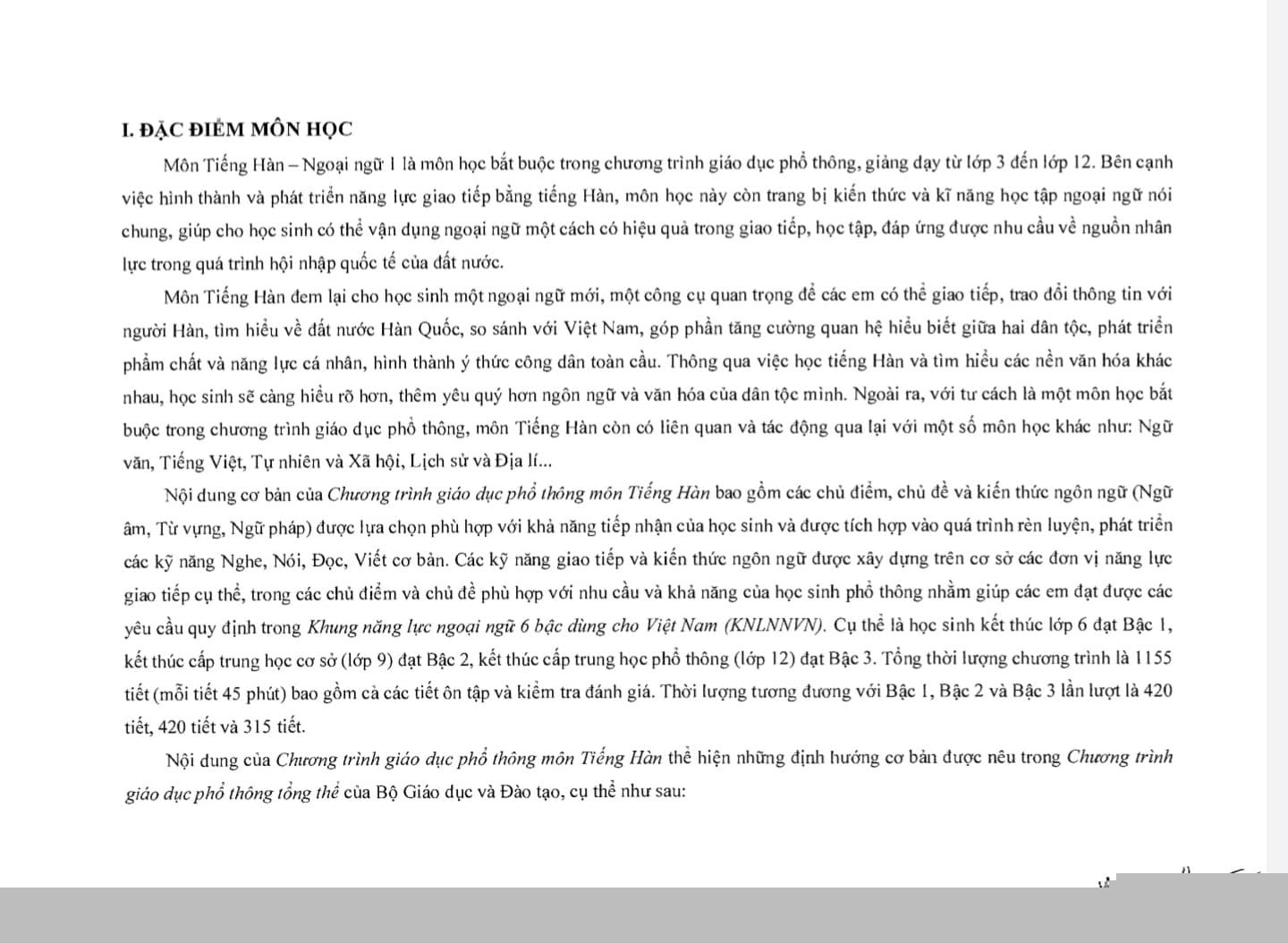 Tiếng H&agrave;n trở th&agrave;nh m&ocirc;n học 'bắt buộc' từ lớp 3 đến 12?