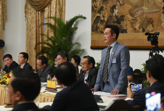 &Ocirc;ng Đặng Hồng Anh, Chủ tịch Hội Doanh nh&acirc;n trẻ Việt Nam: Ch&iacute;nh phủ, Thủ tướng v&agrave;  l&atilde;nh đạo c&aacute;c bộ, ng&agrave;nh rất quan t&acirc;m ph&aacute;t triển doanh nghiệp khởi nghiệp. Ảnh: VGP/Quang Hiếu