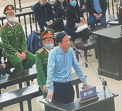 Bị cáo Trịnh Xuân Thanh trả lời thẩm vấn của HĐXX.