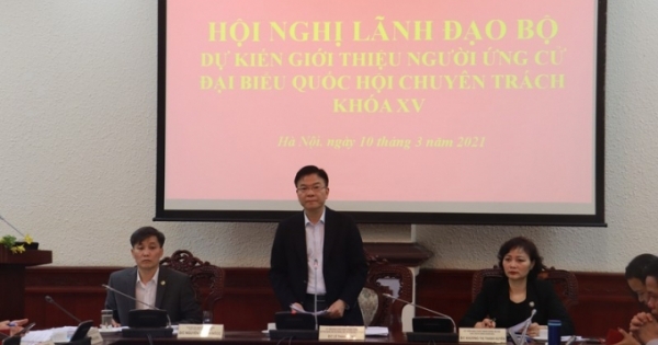 Bộ Tư pháp giới thiệu người ứng cử ĐBQH chuyên trách khóa XV