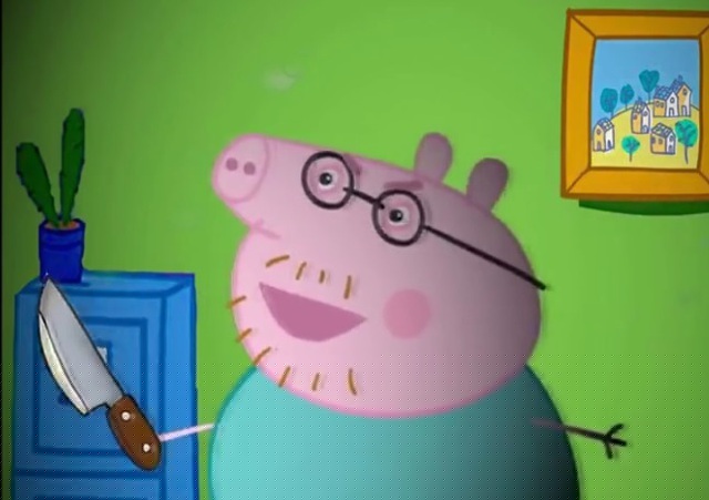 Một video hoạt hình với nội dung bạo lực và máu me, hoàn toàn không phù hợp cho trẻ em.