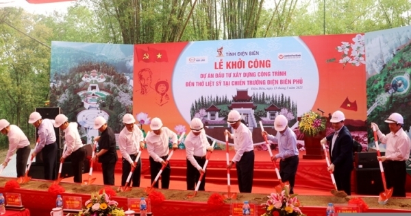 Khởi công Đền thờ Liệt sĩ hơn 100 tỉ đồng tại Chiến trường Điện Biên Phủ