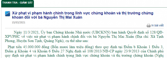 khong-bao-cao-giao-dich-ba-nguyen-thi-mai-xuan-bi-xu-phat