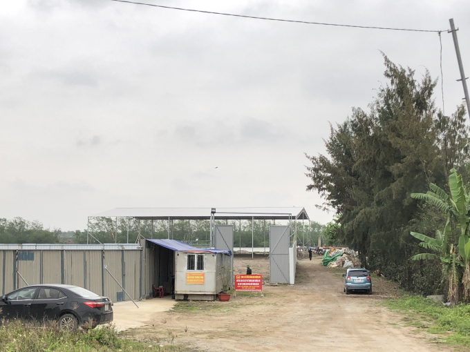 Xưởng rộng 700m2 được lắp dựng trái phép của Công ty CP Thương binh Trường Sơn.