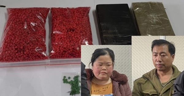 Cất giấu 2 bánh heroin và 12.000 viên ma túy đi bán thì bị bắt