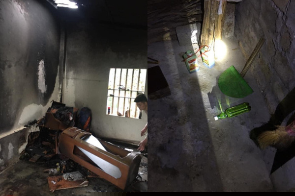 Hiện trường vụ việc trên