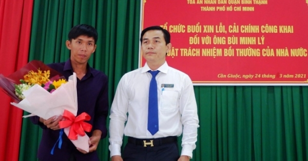 Long An: Một công dân bị án oan được công khai xin lỗi