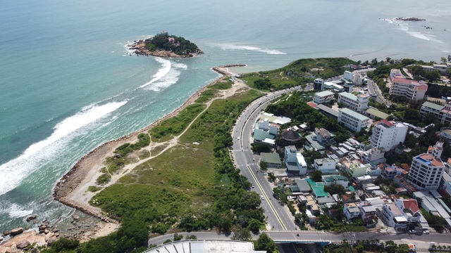 Khu vực thực hiện dự án Công viên văn hóa - giải trí - thể thao Nha Trang Sao (phía đông đường Phạm Văn Đồng, TP Nha Trang)