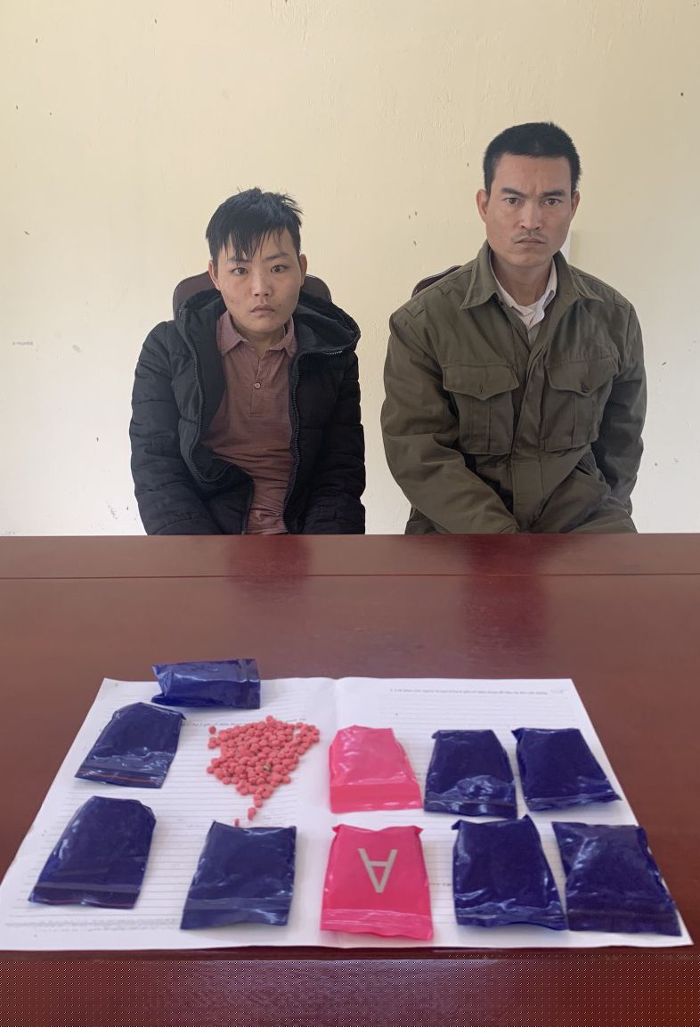 Đối tượng Lương Văn Ước, Lò Khăm Thánh và tang vật vụ án