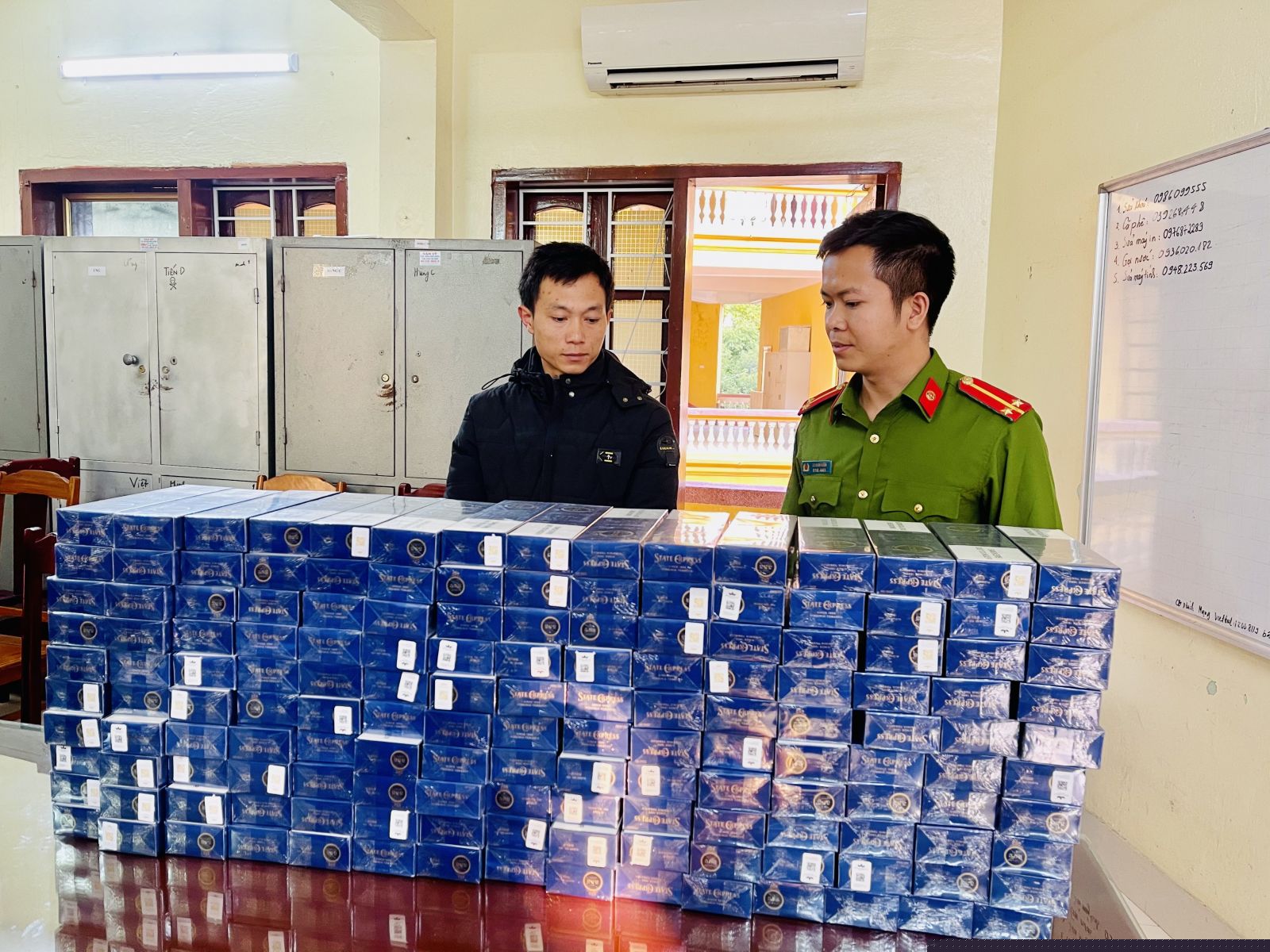 Đối tượng Lê Bá Nam và số thuốc lá thu được