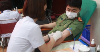 Hiến máu cứu người - Nghĩa cử cao đẹp của HV An ninh nhân dân