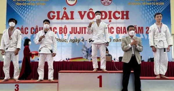 4 Vận động viên Bắc Ninh đoạt 7 huy chương tại Giải Jujitsu Quốc gia