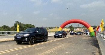 Tây Ninh: Cầu An Phước nối đôi bờ sông Vàm Cỏ Đông vừa được thông xe