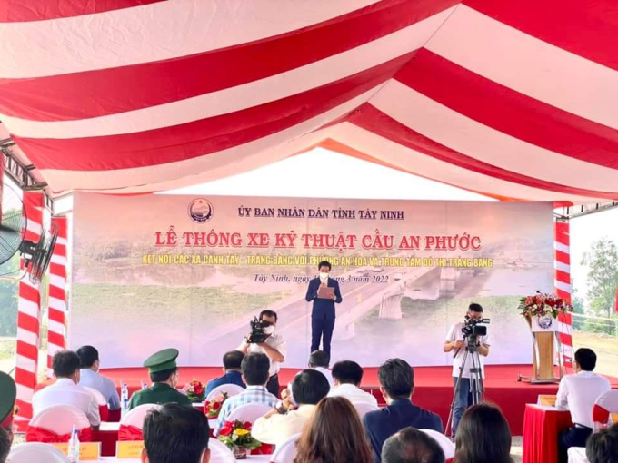 Lễ chính thức thông xe kỹ thuật cầu An Phước (An Hòa).