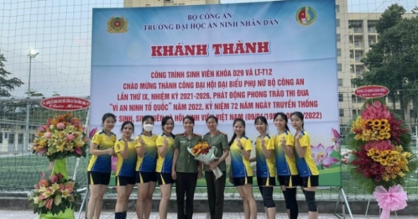 Nhiều hoạt động ý nghĩa của Hội Phụ nữ Trường Đại học An ninh nhân dân