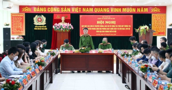 Công an Hà Nội phối hợp tuyên truyền công tác phòng cháy, chữa cháy và cứu nạn, cứu hộ