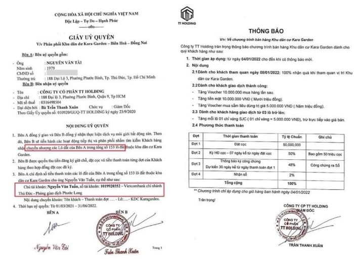 Ông Nguyễn Văn Tuấn là chủ tài khoản nhận tiền từ khách hàng.