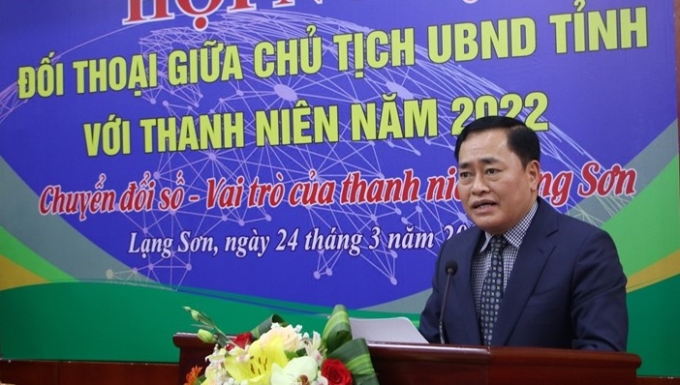 Đồng chí Hồ Tiến Thiệu, Phó Bí thư Tỉnh ủy, Chủ tịch UBND tỉnh Lạng Sơn