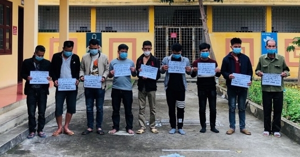 Lạng Sơn: Bắt quả tang 9 đối tượng có hành vi đánh bạc dưới hình thức xóc đĩa