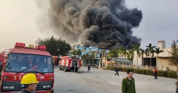 Hải Dương: Cháy lớn tại Công ty Cổ phần Dinh dưỡng Gafo