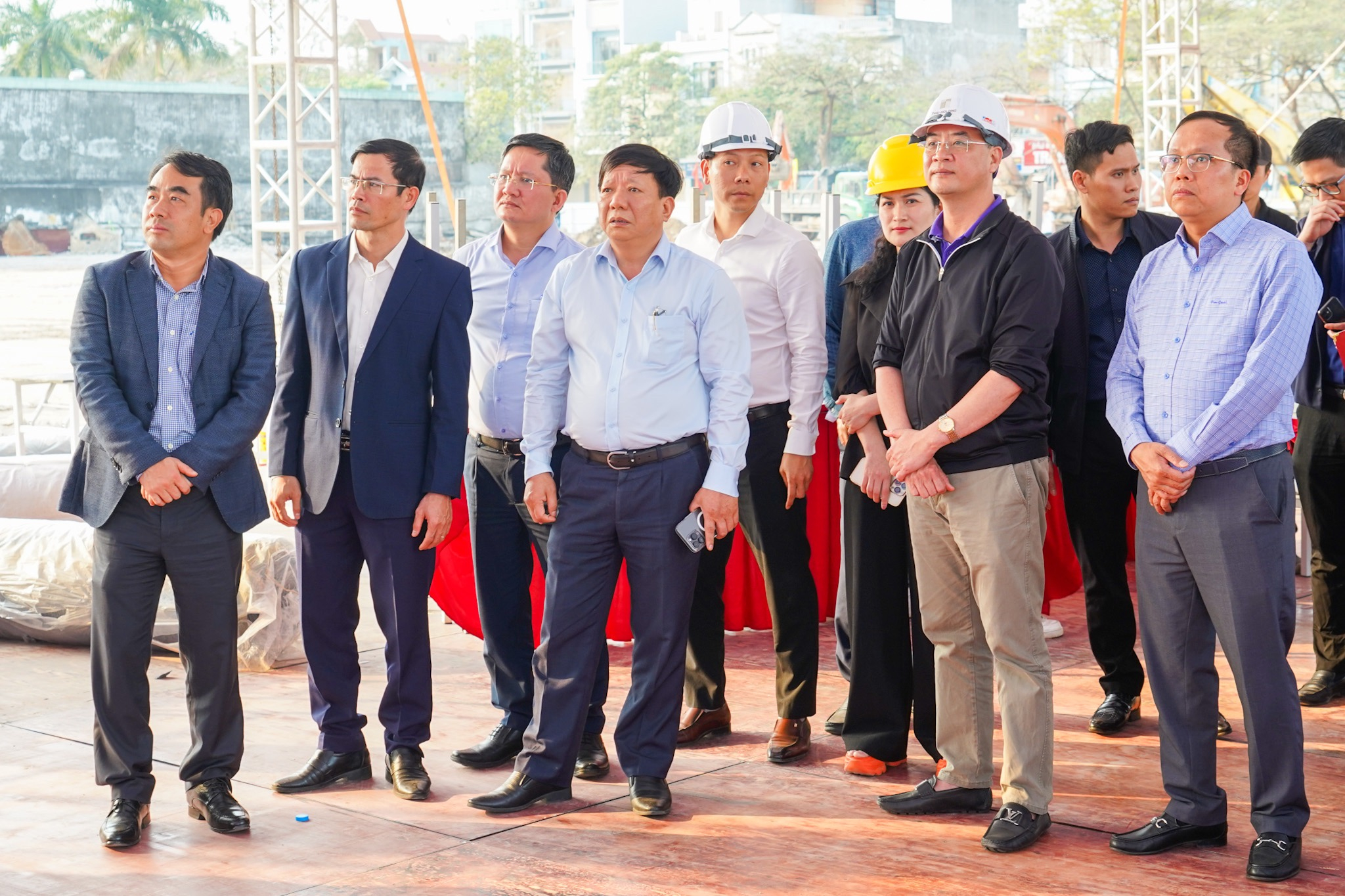 Lãnh đạo TP Hải Phòng kiểm tra công tác chuẩn bị lễ khởi công Dự án.