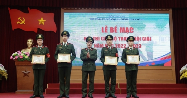 Hội thi “cán bộ trung đội giỏi” góp phần xây dựng lực lượng công an trong sạch, vững mạnh