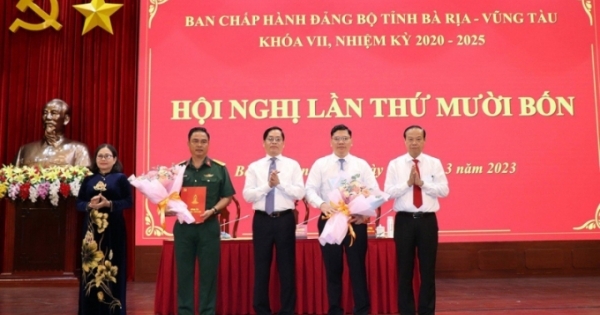 Ban Bí thư chỉ định 2 nhân sự tham gia BCH Đảng bộ tỉnh Bà Rịa - Vũng Tàu