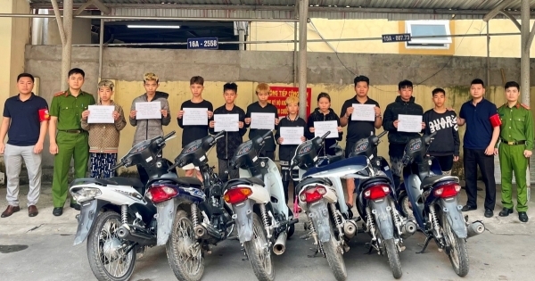 Triệt xóa thành công ổ nhóm trộm cắp, tiêu thụ nhiều xe máy tại Hải Phòng