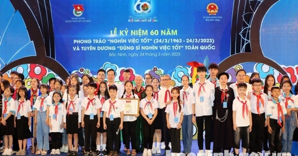 Lễ kỷ niệm 60 năm phong trào “Nghìn việc tốt"