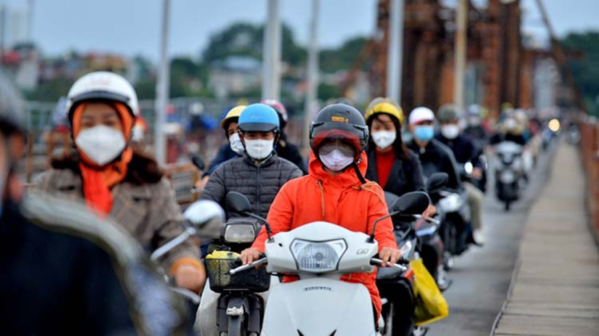 Không khí lạnh ảnh hưởng đến hầu hết khu vực phía Đông Bắc Bộ.