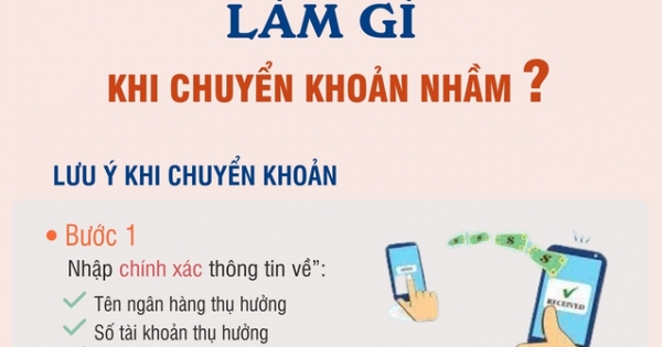 Làm gì khi chuyển khoản nhầm?