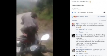 Soái ca "vác" bạn gái lên trước xe làm xiếc ở Bắc Kạn?